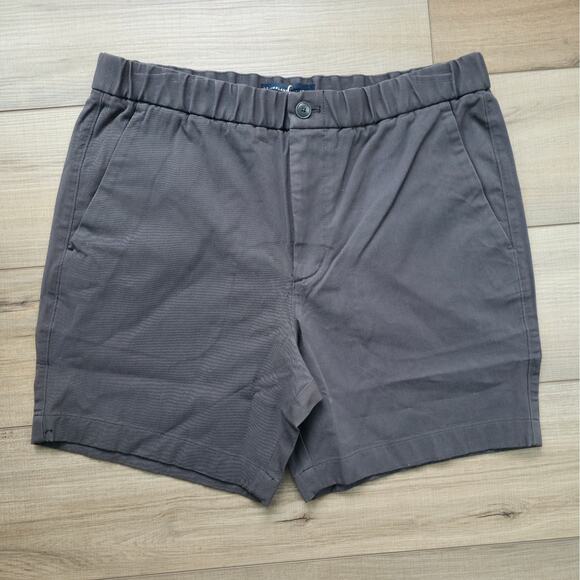 Everlane Uniform The Pull-On Performance Chino Dark Gray Short Men Sz L 34-36 - Picture 10 of 11